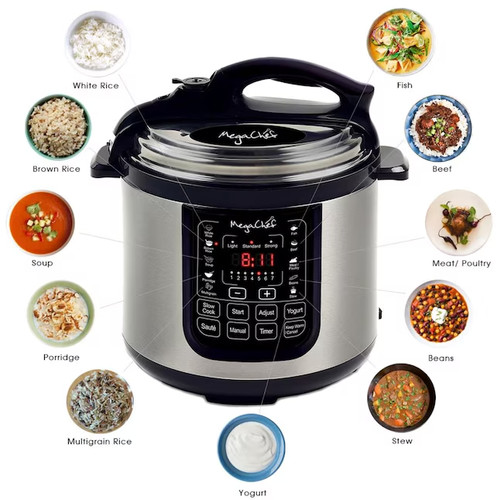 Megachef quart programmable - megachef, 8-quart