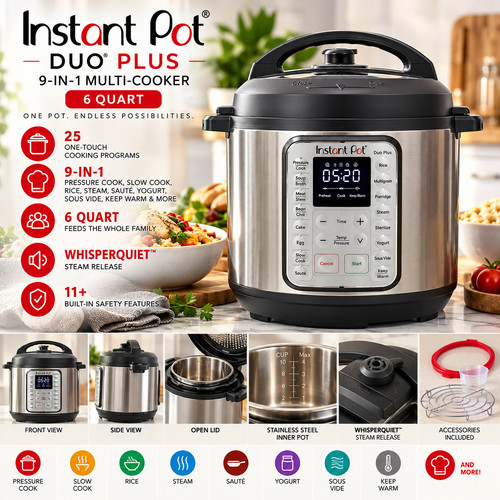 Instant pot duo - plus, qt